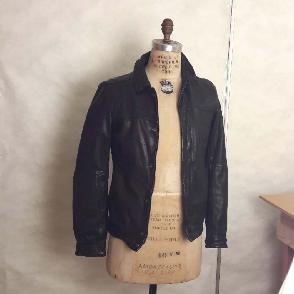 Mens Leather Jacket scotch& Soda